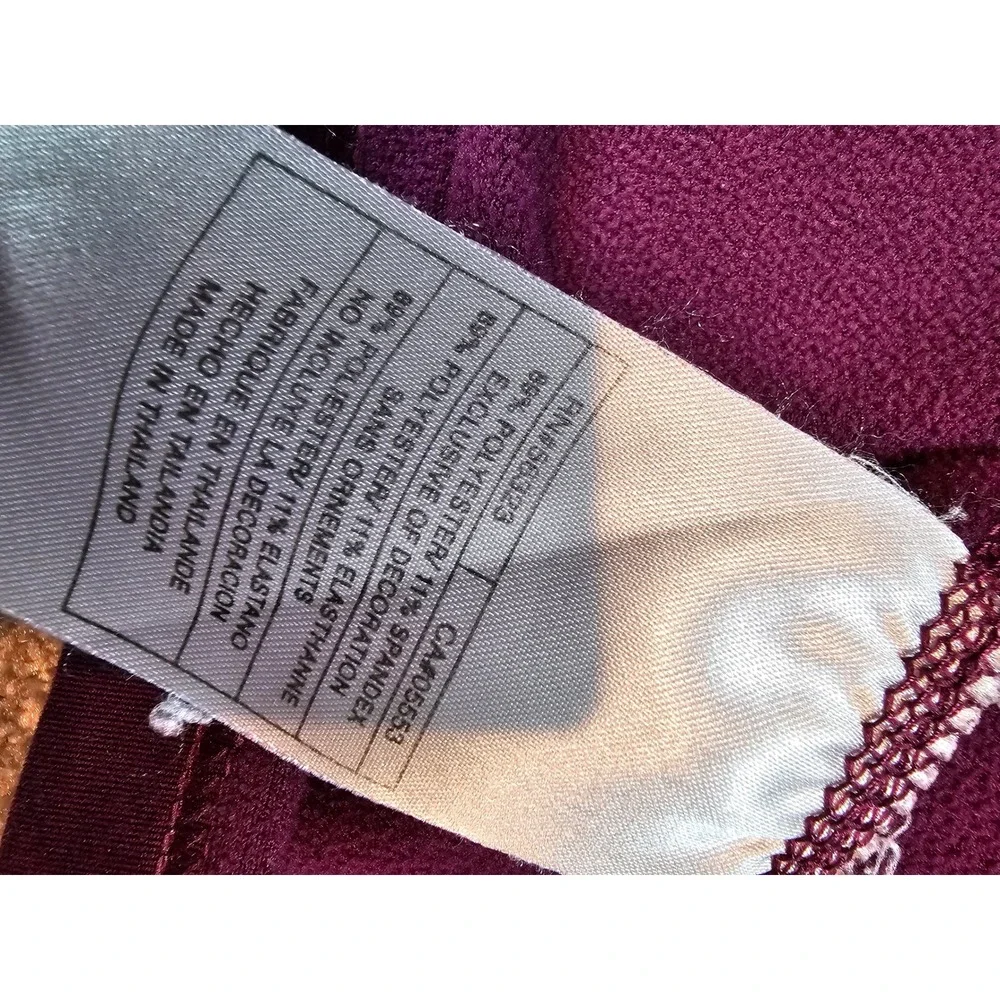 Nike Fit Dry Womens Quarter Zip Pullover Purple Running Top Size M Medium